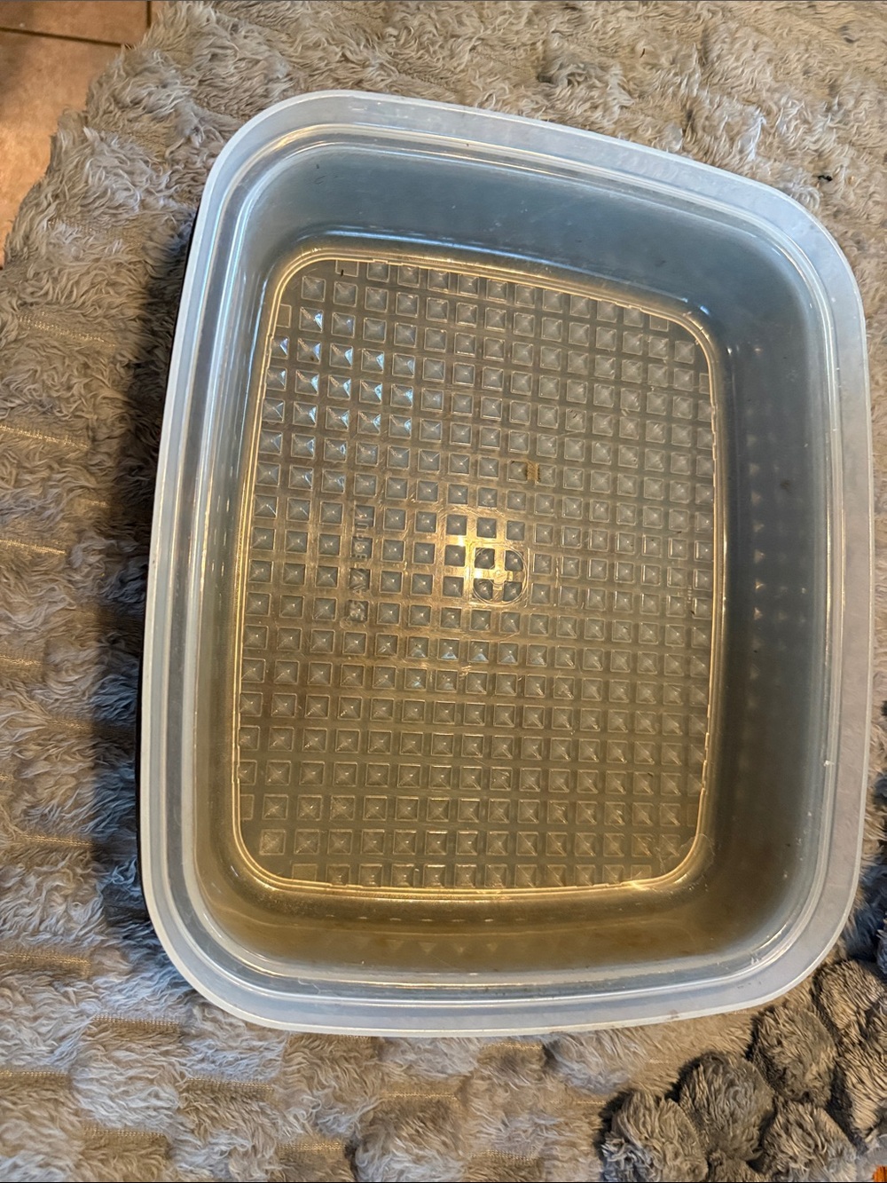 Tupperware Season & Serve Meat Tray Marinade Container With Lid #1295-8 Black